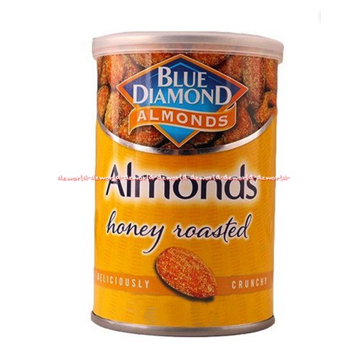 Blue Diamond 150gr Almond Honey Roasted Salted Unsated Natural Toasted Barbecue Kacang Kaleng