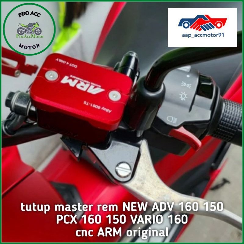 tutup master rem cnc ARM NEW ADV 160 150 NEW PCX 160 150 VARIO 160 (bisa cod)