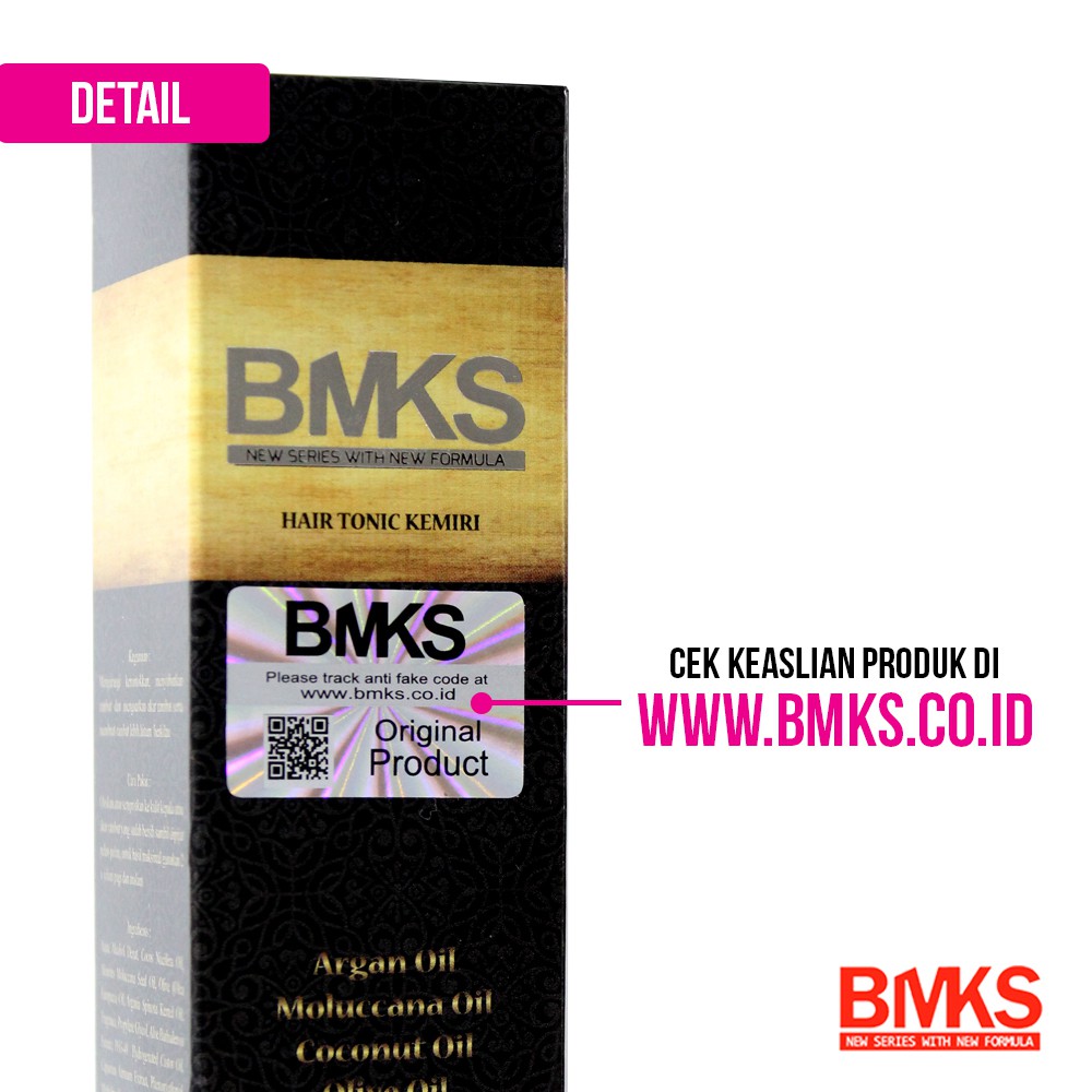 BMKS Hair Tonic Minyak Kemiri BMKS Natural BPOM Original - BMKS TONIC KPR-12