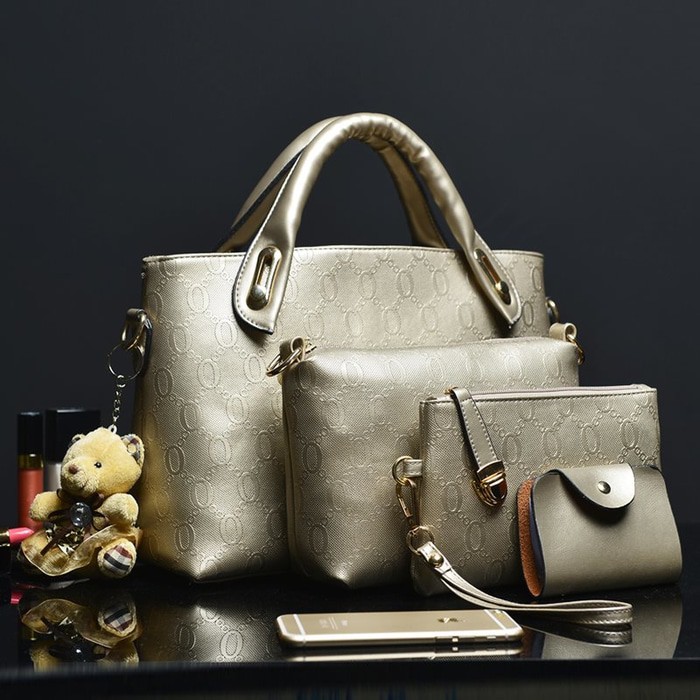 PROMO TAS FASHION WANITA IMPORT - TAS PAKET - TJ4699A 5 MACAM WARNA Terlaris