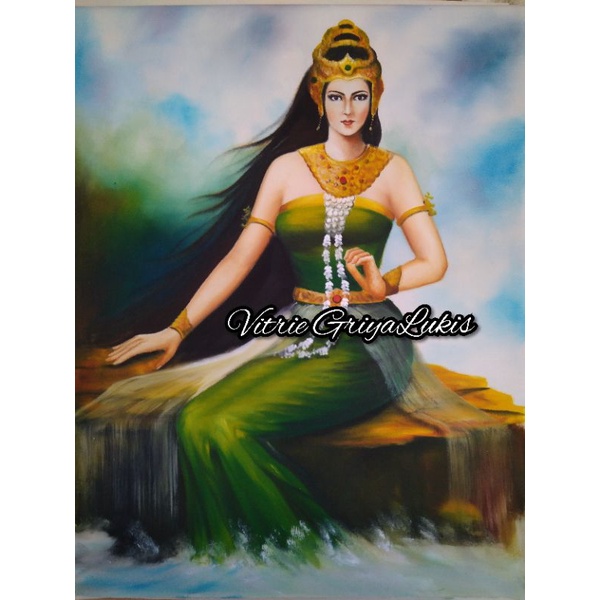 lukisan ratu pantai selatan/nyi roro kidul