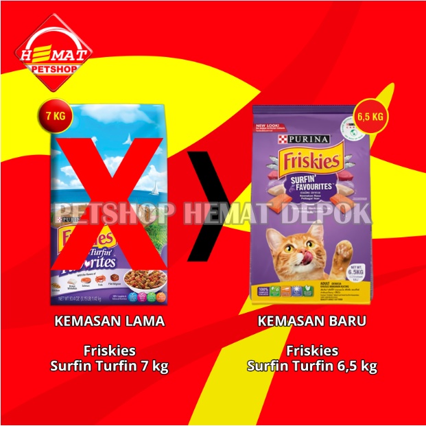 Makanan Kucing Cat Food Friskies 6,5 kg