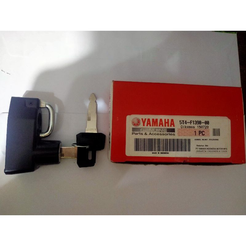 Kunci tempat helm original Yamaha untuk motor Rxking. 5t4-f1398-00