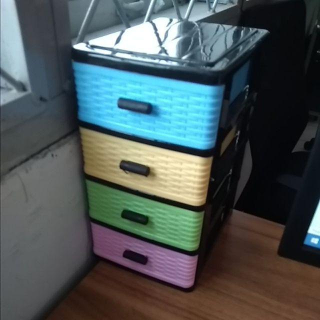 [hawaii] Container / Laci Plastik Mini 4 Susun