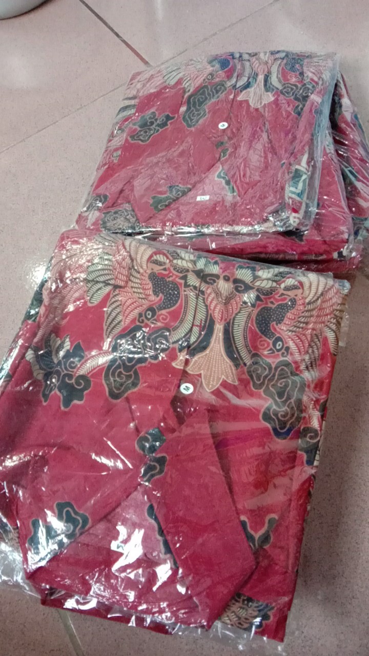 Batik Couple _ Maura Sania Ruffle Batik Couple Ori Ndoro Jowi Dnt Garansi Termurah