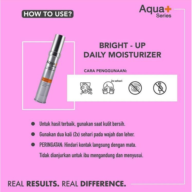 AQUA+ AQUAPLUS SERIES Bright Up Daily Moisturizer 30ml