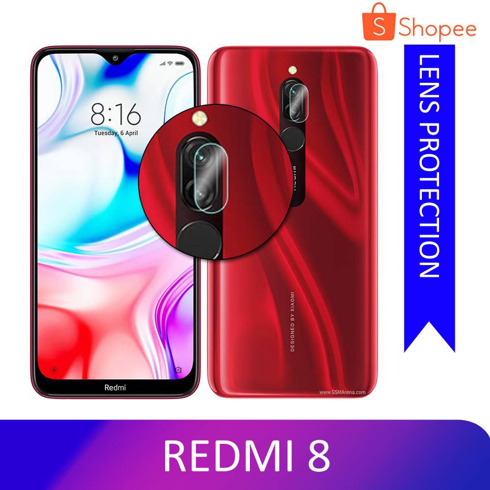 Tempered Glass Kamera XIAOMI Redmi 8 Pelindung Kamera Bahan kaca