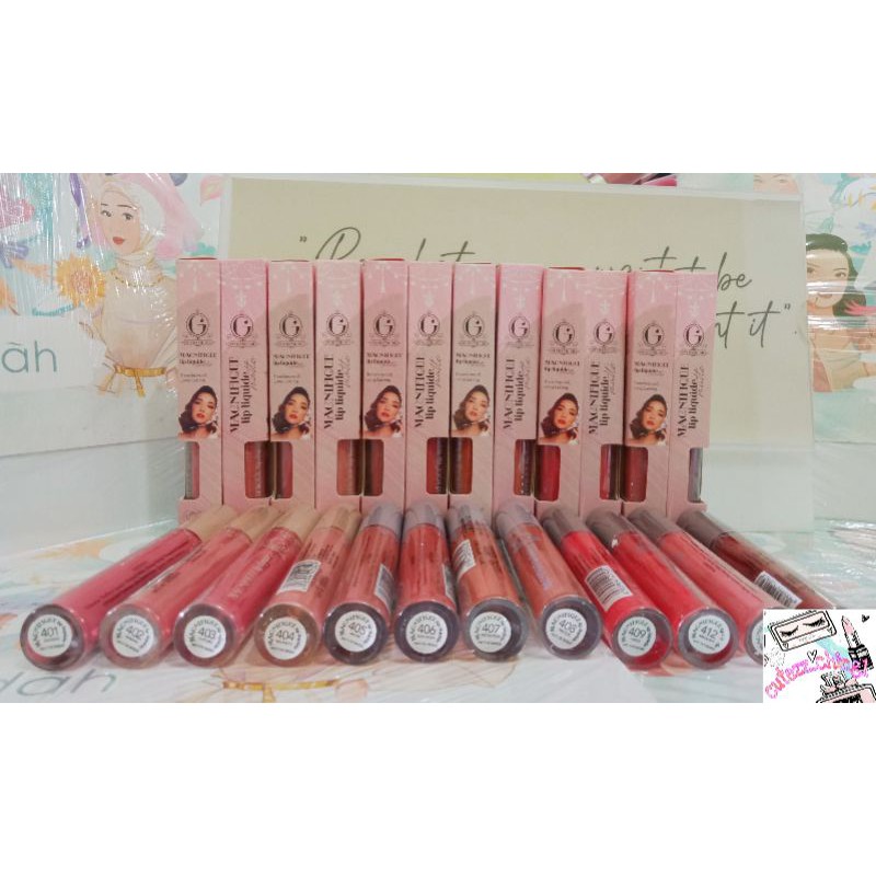 ☃️Cutezz_Ching1☃️Madame Gie Magnifique Lip Liquide Matte Lip Cream Classic Series