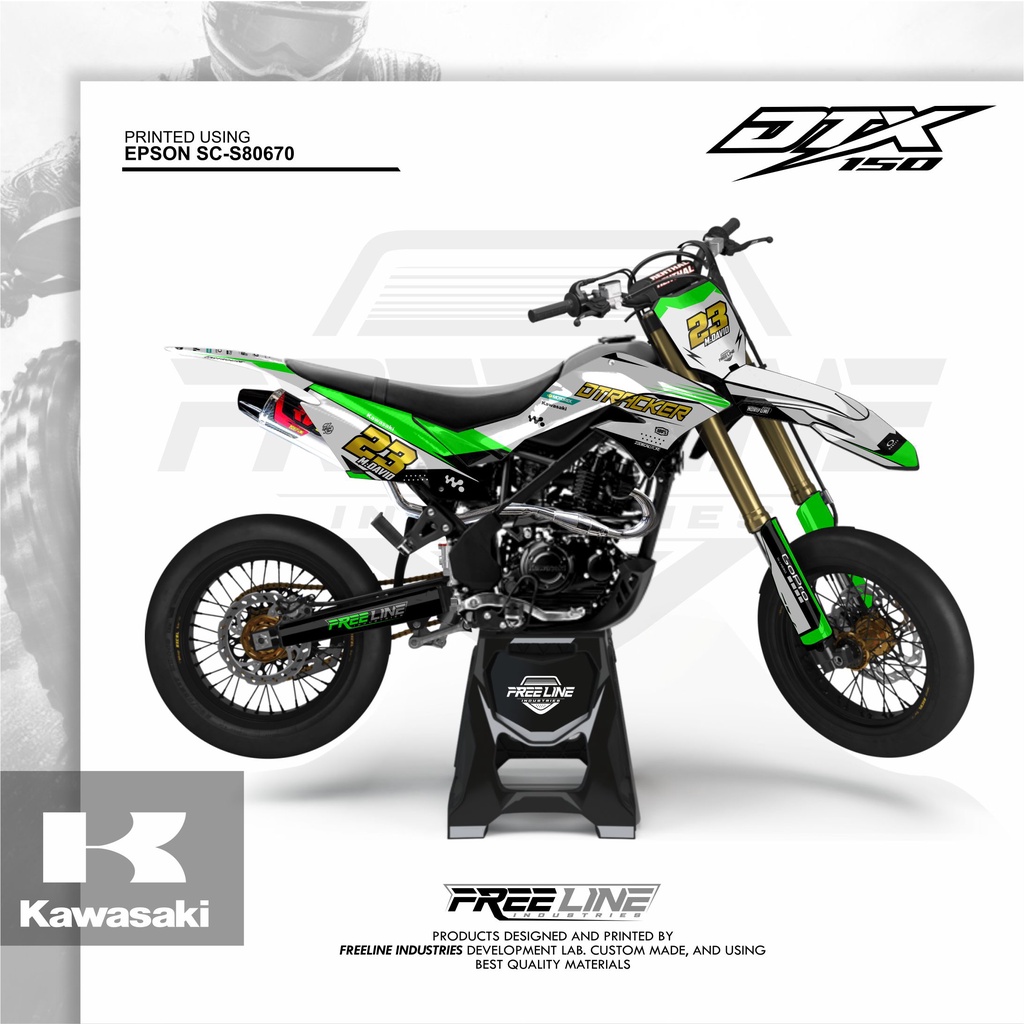 DECAL DTRACKER CUSTOM DESAIN FULL BODY
