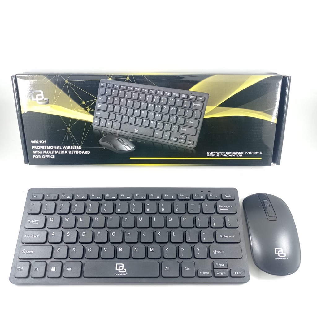 KEYBOARD MINI &amp; MOUSE WIRELESS DIGIGEAR WK101