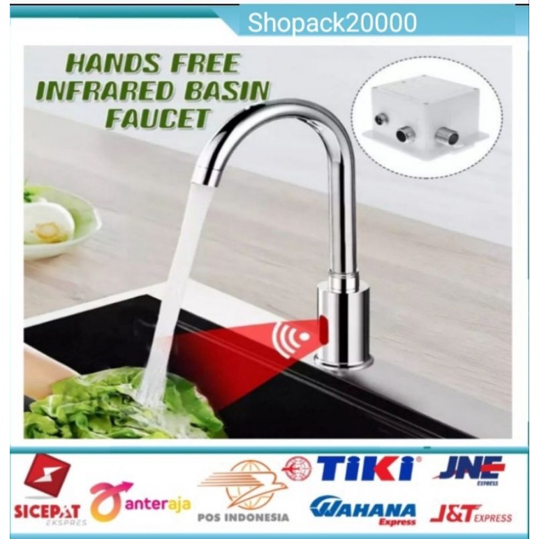 KRAN WESTAFEL MODEL LEHER ANGSA AUTOMATIC WATER FAUCET IR SENSOR-2 SELANG