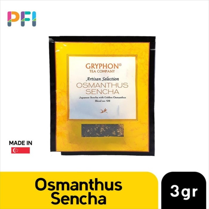 

Teh-Daun- Gryphon Tea Osmanthus Sencha 1 Sachets -Daun-Teh 800 Teh-Makanan-Minuman