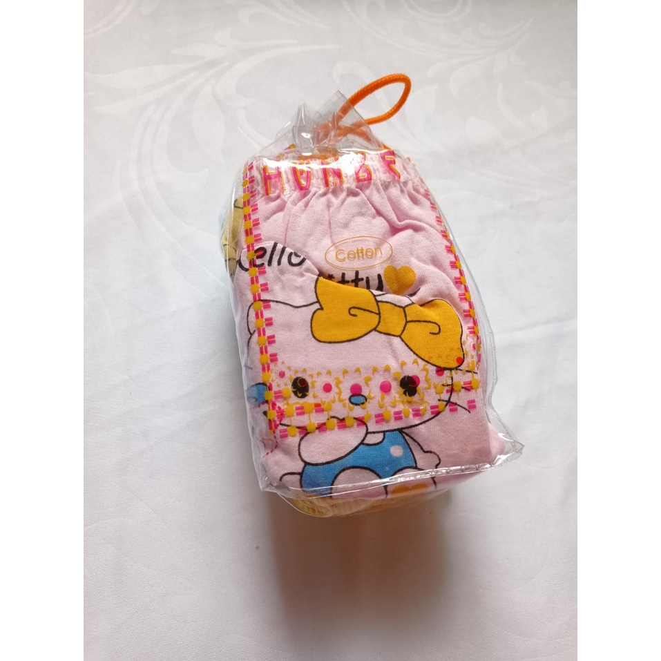 HUNBE | CELANA DALAM ISI 3 PCS CD WARNA ANAK PEREMPUAN HELLO KITTY UKURAN XL