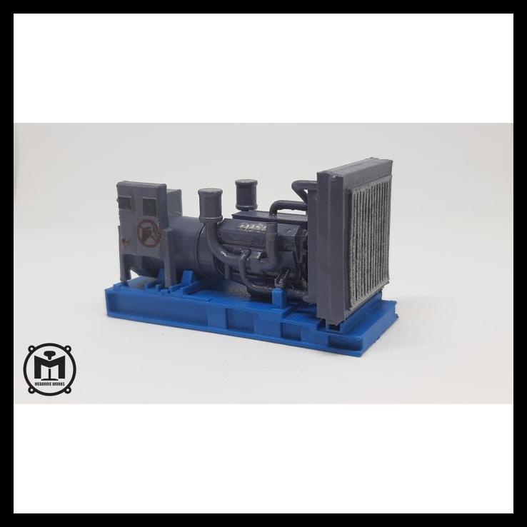 TERBARUU Miniatur Mesin Genset MTU High Detail TERLARIS