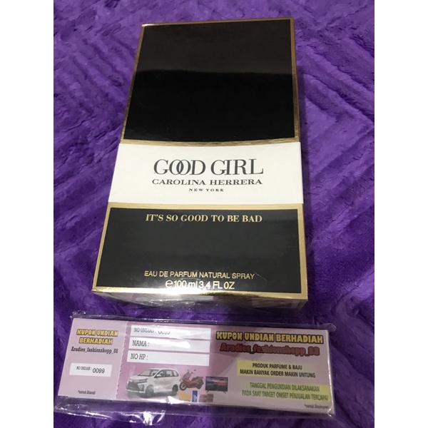PARFUM WANITA GOOD GIRL CAROLINA HERRERA ORI IMPORT 100ml