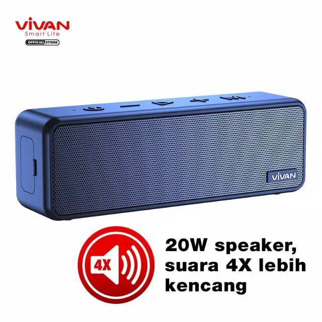 SPEAKER BLUETOOTH WATERPROOF IPX7 20W ULTRA BASS VIVAN VS20