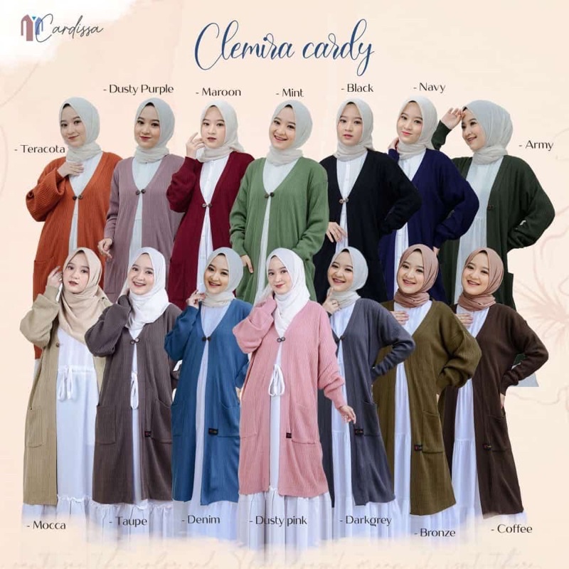 CARDIGAN CLEMIRA CARDY BY CARDISSA,JUMBO