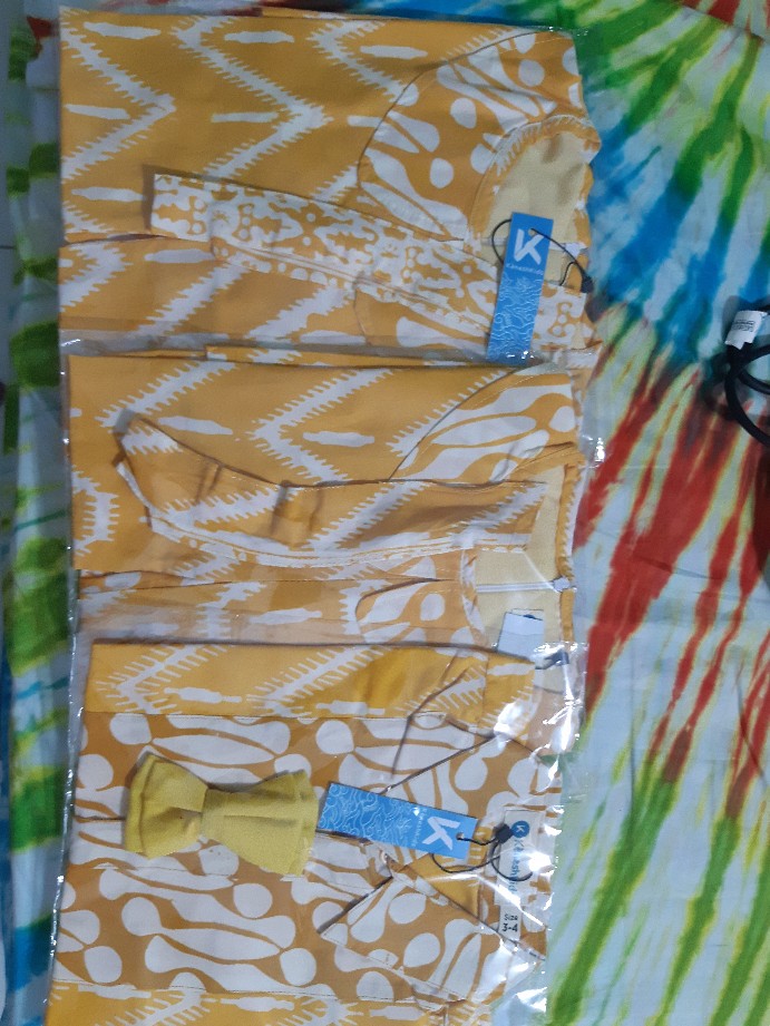 Baju Kemeja Seri Agra Hem Batik Anak  6 Bulan 1 2 3 4 5 6 7 8 9 10 11 12 Tahun Keneshkids
