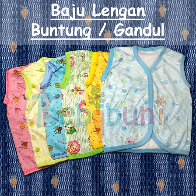  Baju  Pakaian Bayi  Newborn  Tanpa  Lengan  Buntung Gandul 