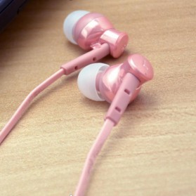 Phrodi 008 Deep Bass Earphone - POD-008 (NO BOX) - Pink