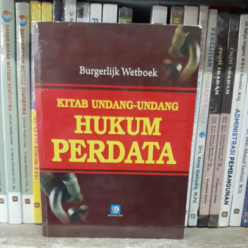 KITAB UNDANG UNDANG HUKUM PERDATA