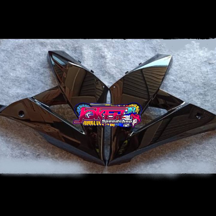 Fairing cover,cowling,sayap sambungan bawah HITAM,barong,body bawah ninja rr new original Satu