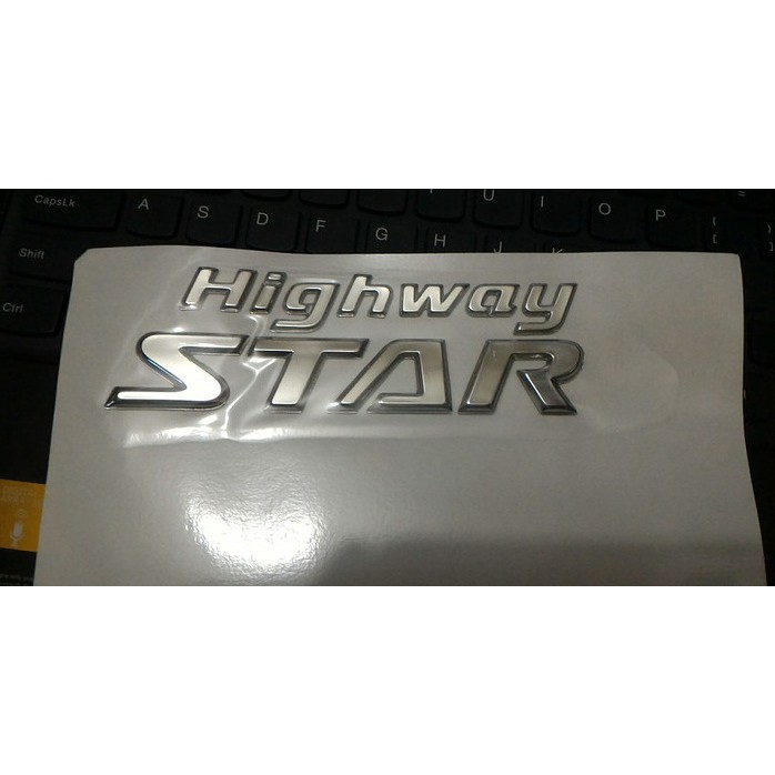 Emblem Bagasi " HIGHWAY STAR " HWS Livina HWS Serena HWS