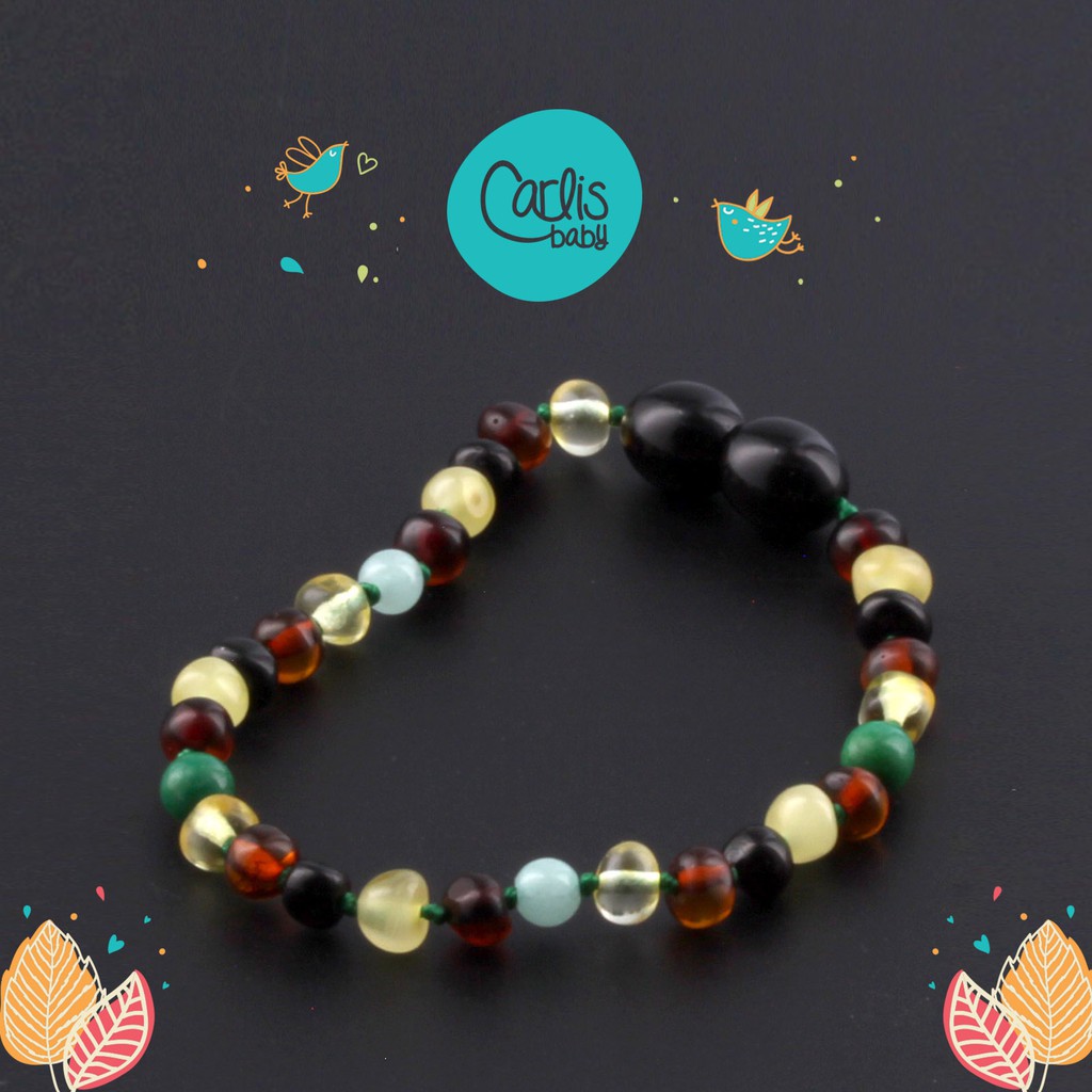 AGL42 Gelang Amber Tumbuh Gigi Bayi By Carlis Baby