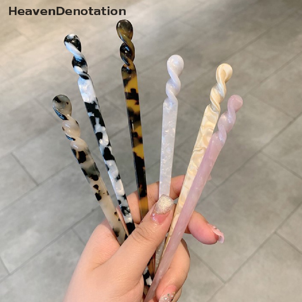 [HeavenDenotation] Chinese Style Hair Sticks Acetate resin Chopstick Women Hairpins