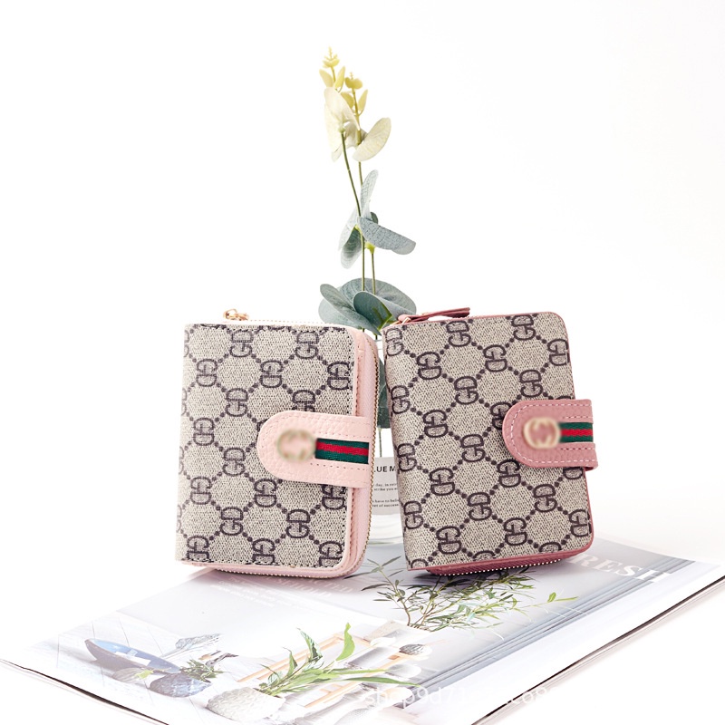 (COD) Dompet Kartu Wanita Motif GD Dompet Fashion MALL SHOPPING