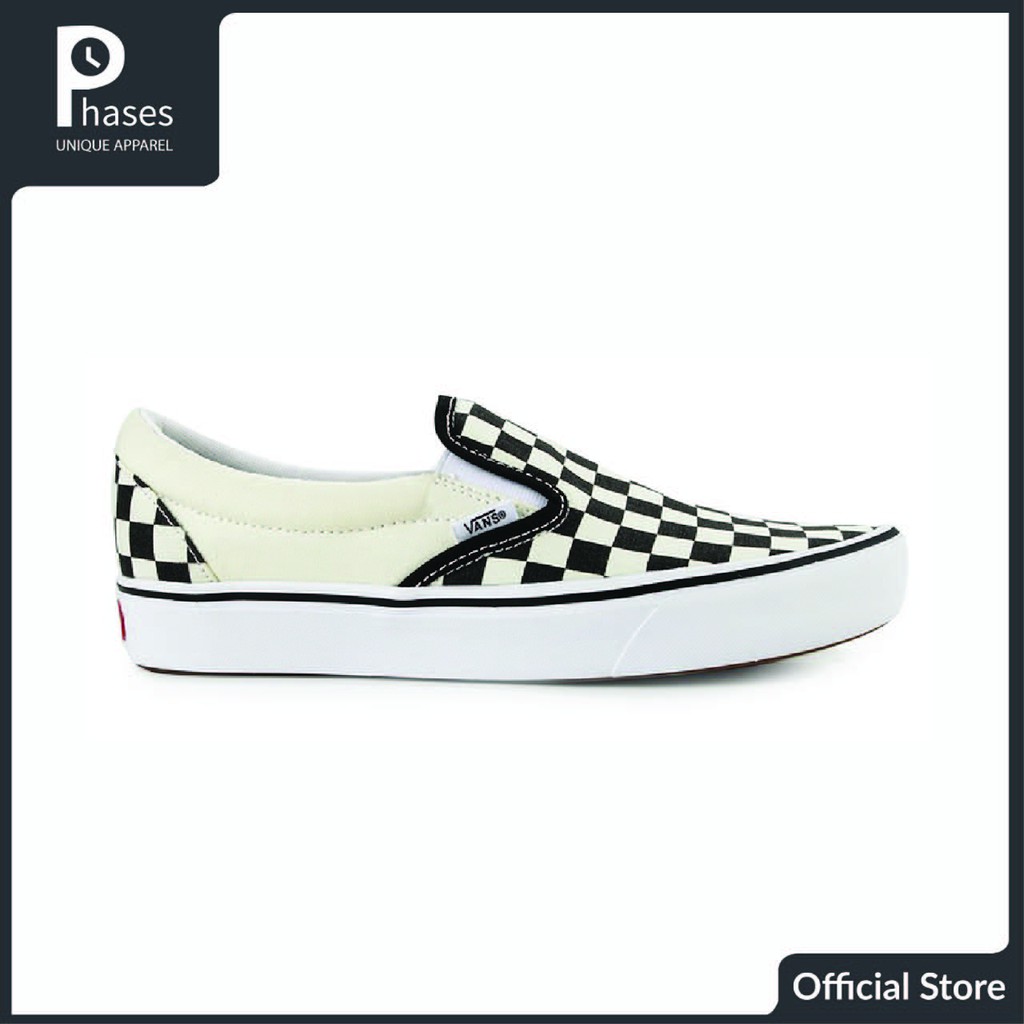 Vans Comfycush Slip On Black White Original UA Edition