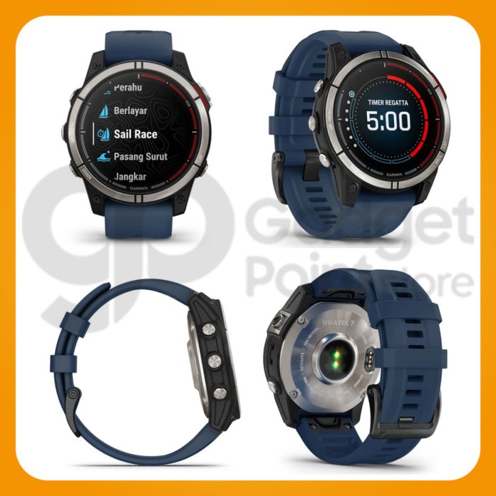 Garmin Quatix 7 Sapphire Amoled Garmin Watch Sport - Garansi Resmi TAM - Watch