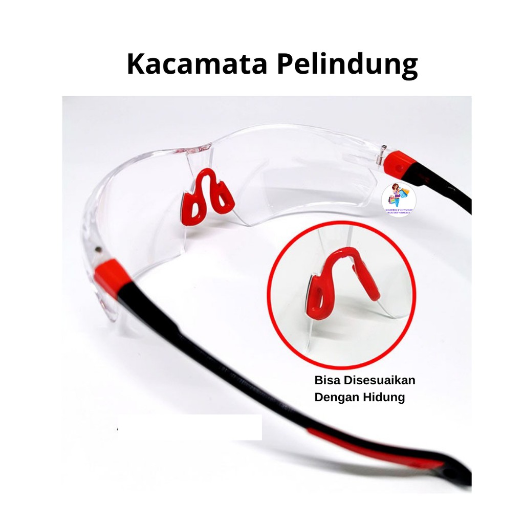 ENZO Kacamata / Safety Glasses ( Clear )