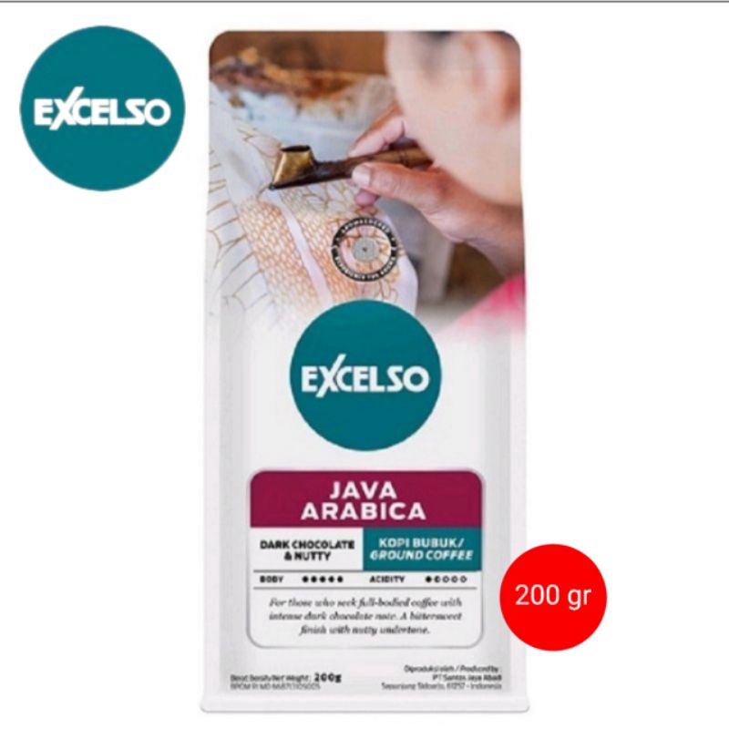 

Excelso kopi Java Arabica 200gram