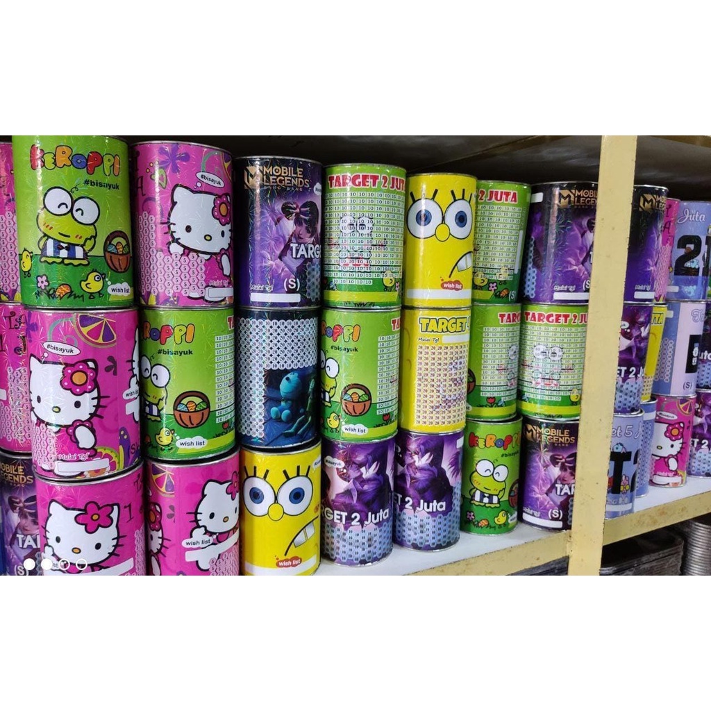 TERMURAH CELENGAN VIRAL TARGET TABUNGAN GET 500 1 2 3 4 5 JT JUTA KARAKTER GROSIR MURAH