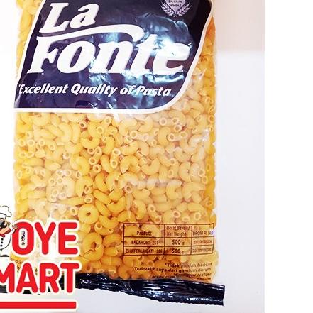 

☏ LA FONTE PASTA MACARONI CHIFERI RIGATI N0.206 500GR / PASTA ✯