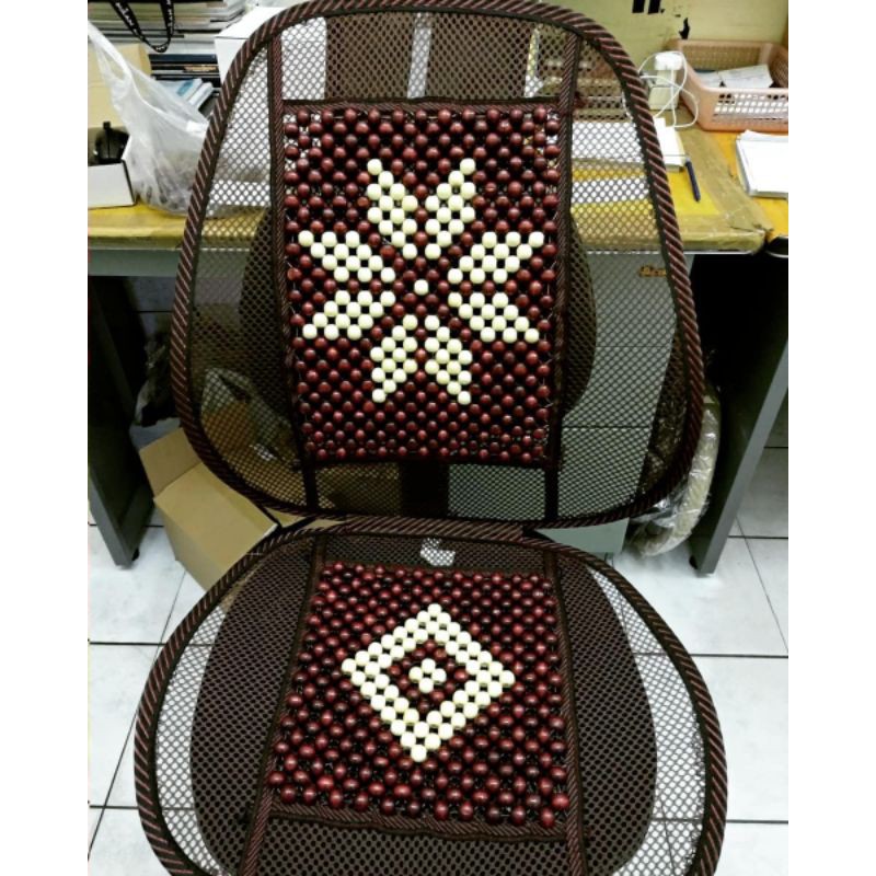 SEAT CUSHION / SANDARAN DUDUKAN ALAS TATAKAN JOK MOBIL KURSI KANTOR RUMAH MOTIF KAYU UNIVERSAL