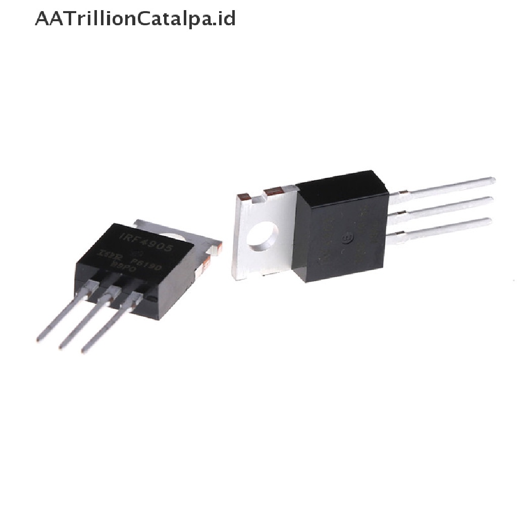 Aatrillioncatalpa 10pcs IRF4905 IRF4905PBF Power MOSFET 74A 55V P-Channel IR TO-22