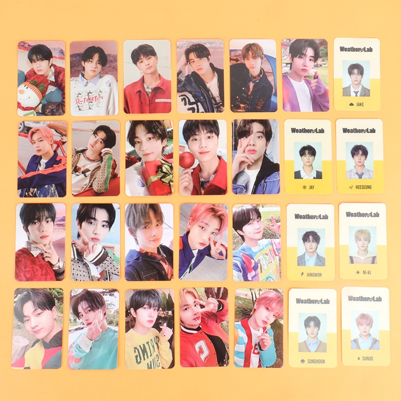 7pcs / SET Kartu Ucapan Desain Kpop ENHYPEN Member 2022 Season 's WISHES