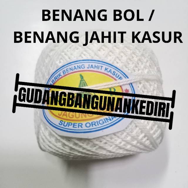 Benang bol / benang jahit kasur / benang tukang / benang putih