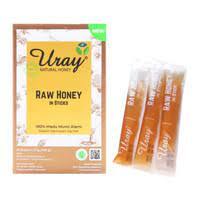 Madu Uray Natural Honey PCS 12Gr | Raw Natural Honey | Madu Lebah Hutan 100% Kualitas Terbaik