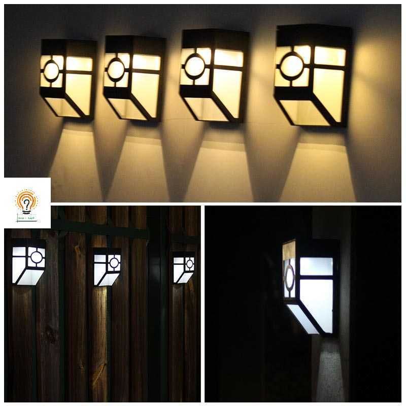 Lampu Solar Taman tenaga Surya Lampu Dinding LED /Lampu Hias Dinding Solar Wall 2LED