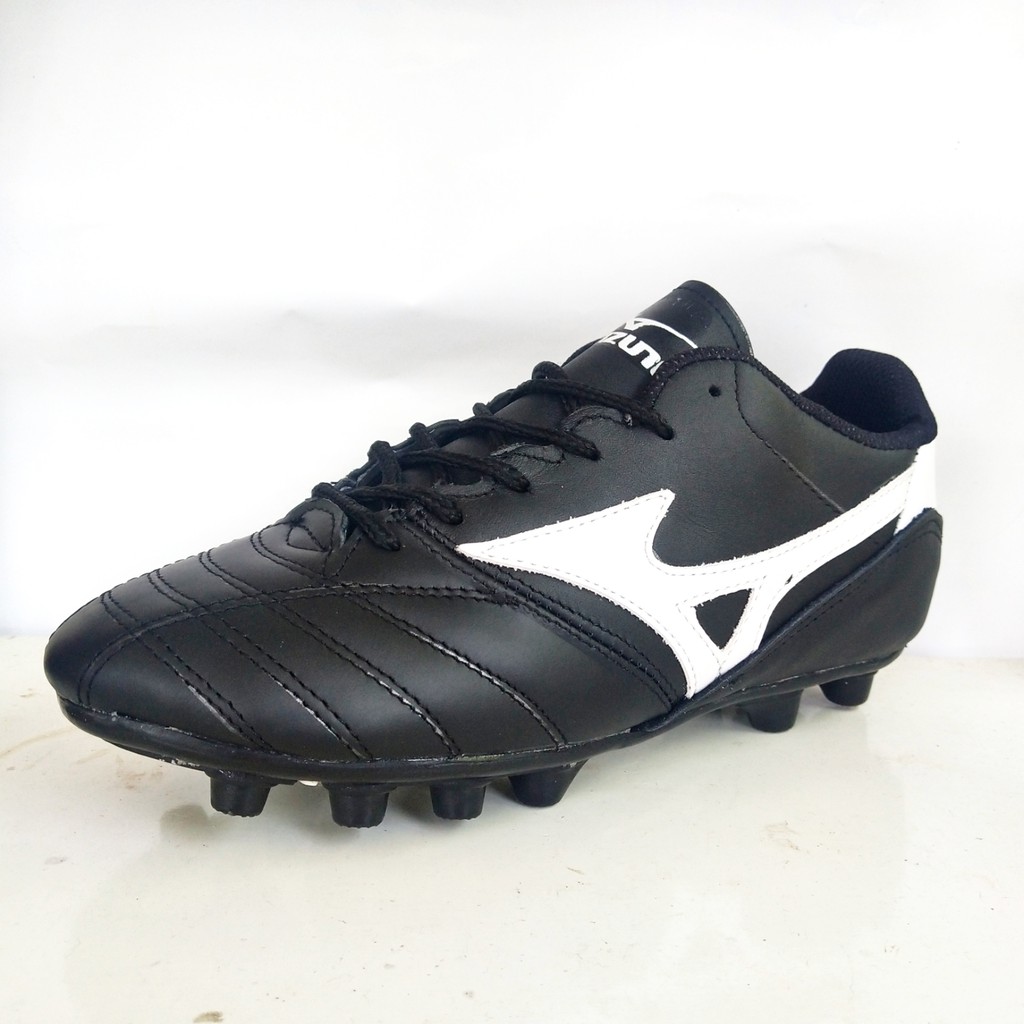 Sepatu Bola Mizuno kulit Asli (Sol JAHITAN muter)