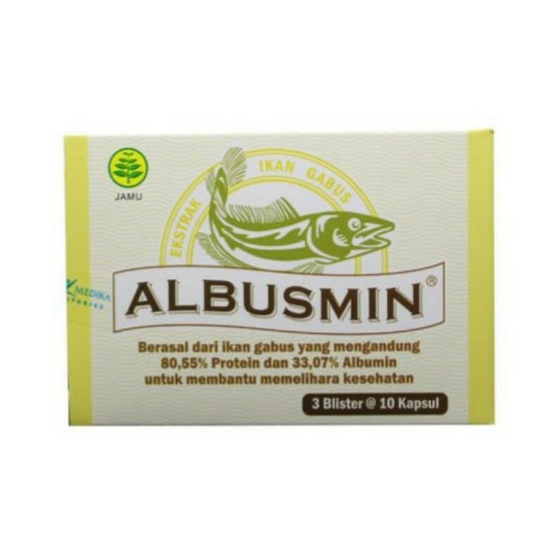 Albusmin Ekstrak Ikan Gabus Kapsul
