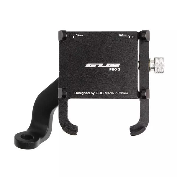 Phone Holder HP GUB Pro 2 Sepeda Motor Pasang Spion Rotasi 360 Alloy