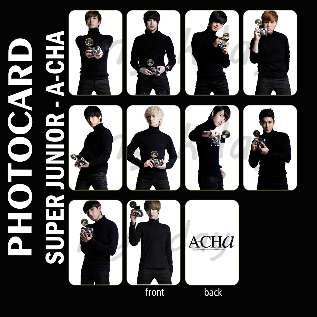 PC-1007, Unofficial Photocard Super Junior A-Cha 2 sisi