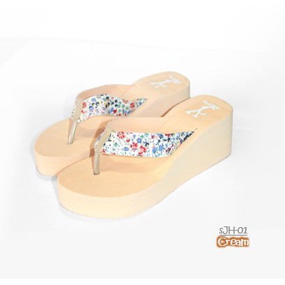 sandal wedges spon wanita