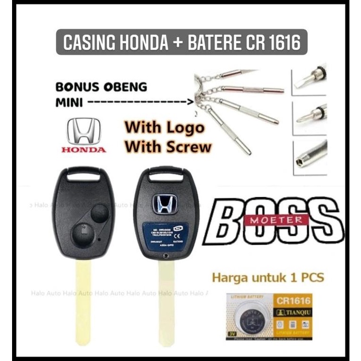 Casing Kunci Jazz - Cover Rumah Sarang Kunci Remote Honda Jazz Jazz Rs