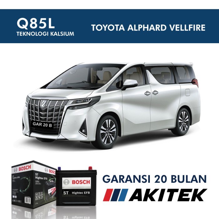 Jual Aki Alphard Vellfire Q L Mf Bosch Aki Kering D L Sicepat Shopee Indonesia