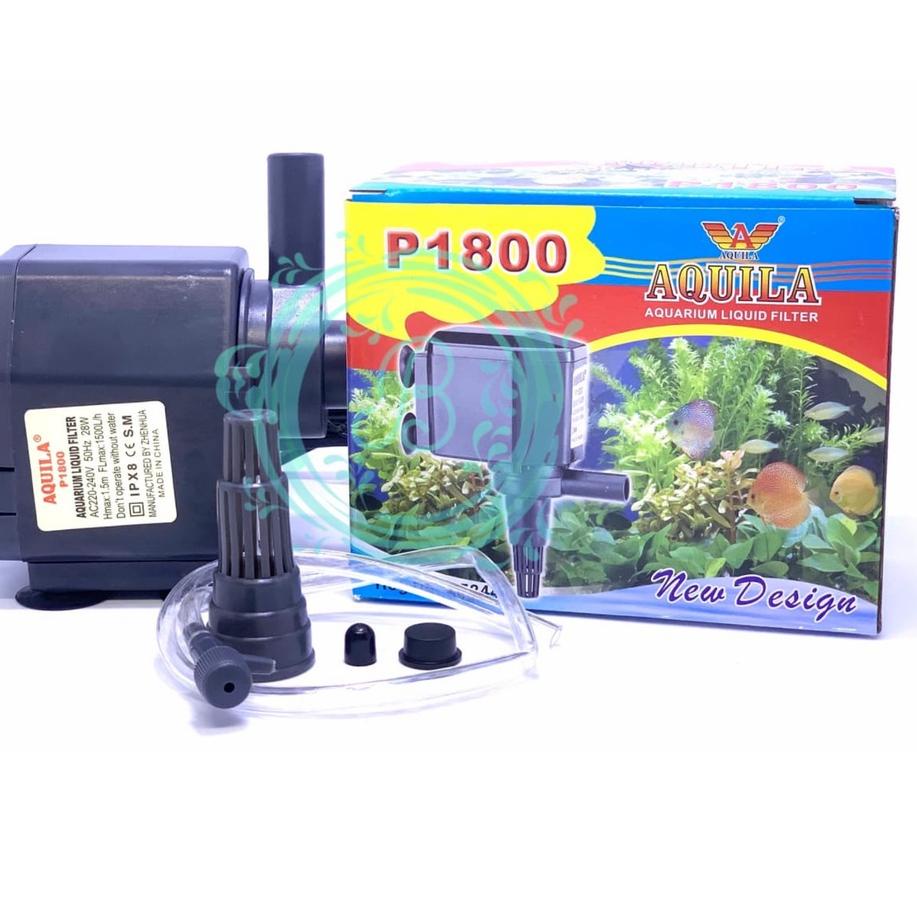 AQUILA 1800 Pompa Air Celup Aquarium Hidroponik Aquila P-1800 Aquila P1800 P 1800